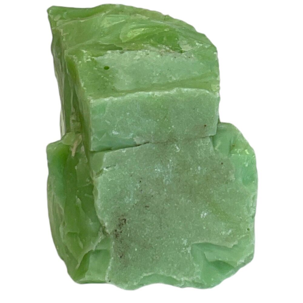 Lime Green Multitone Art Glass Cullet Slag Glass #4XL249‎